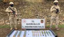 Mardin’de PKK’ya ait mühimmat ele geçirildi