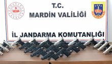 Mardin’de 25 adet silah ele geçirildi