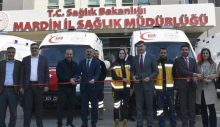 Mardin’de 3 yeni ambulans daha hizmete başladı