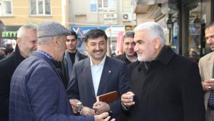 HÜDA PAR Genel Başkanı Yapıcıoğlu Nusaybin’de esnaf ziyareti yaptı
