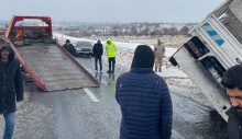 Mardin’de kar yağışı ve buzlanma sonrası kaza yaşandı 
