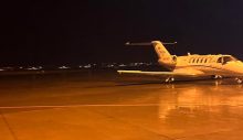 Ambulans uçak Mir Arjen bebek için Mardin’den havalandı