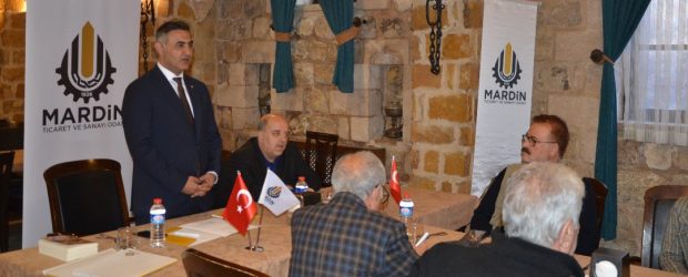 Mardin Ticaret ve Sanayi Odası Başkanı Çelik gazetecilerle bir araya geldi