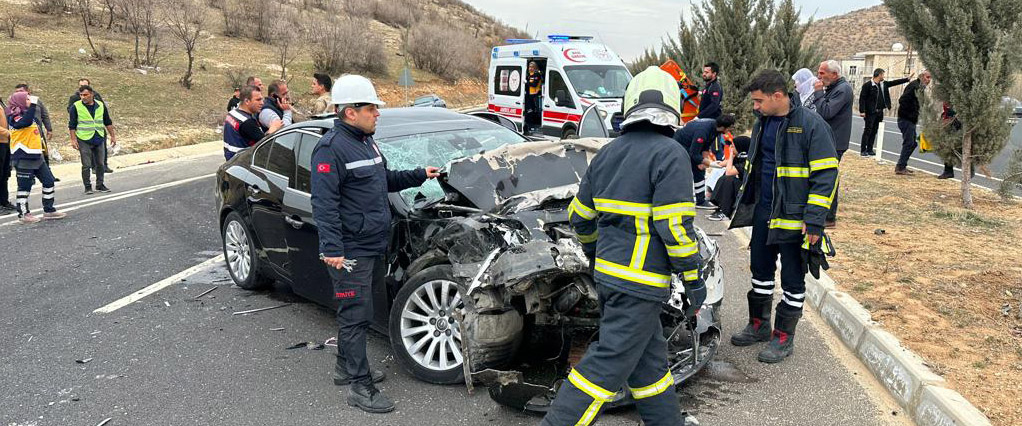 Mardin’de trafik kazası: 6 yaralı