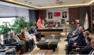 Mardin Muhtarlar İl Federasyonu’ndan İl Başkanı Vahap Alma’ya hayırlı olsun ziyareti