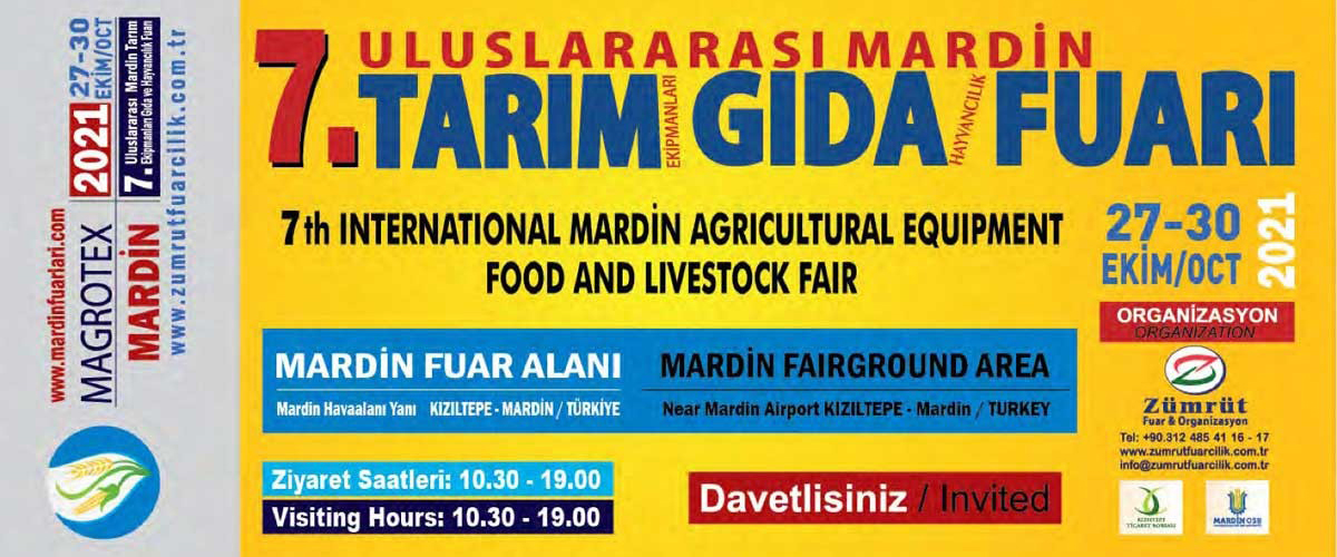 Mardin Tarım-Gıda Fuarı kapılarını 7. kez açacak