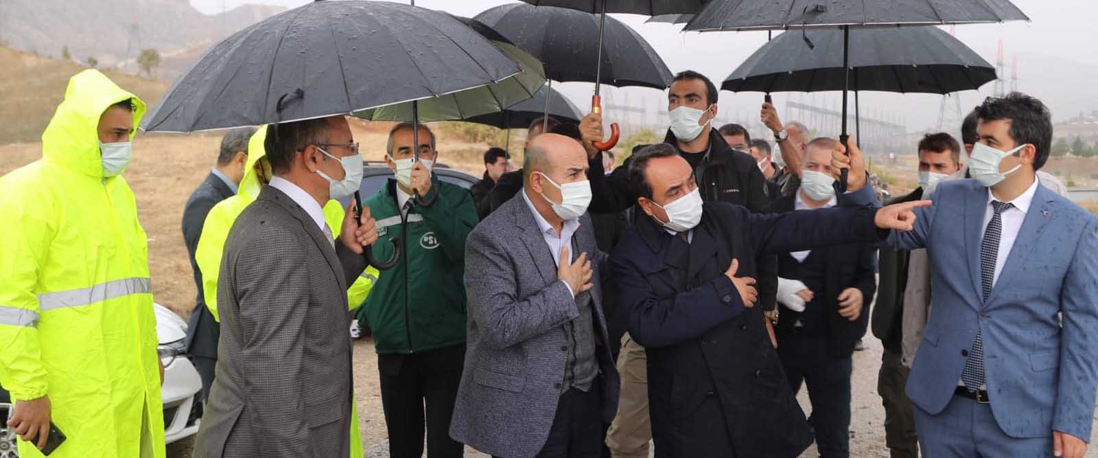 Vali Demirtaş, Cumhurbaşkanı ziyareti öncesi Dargeçit’te incelemelerde bulundu