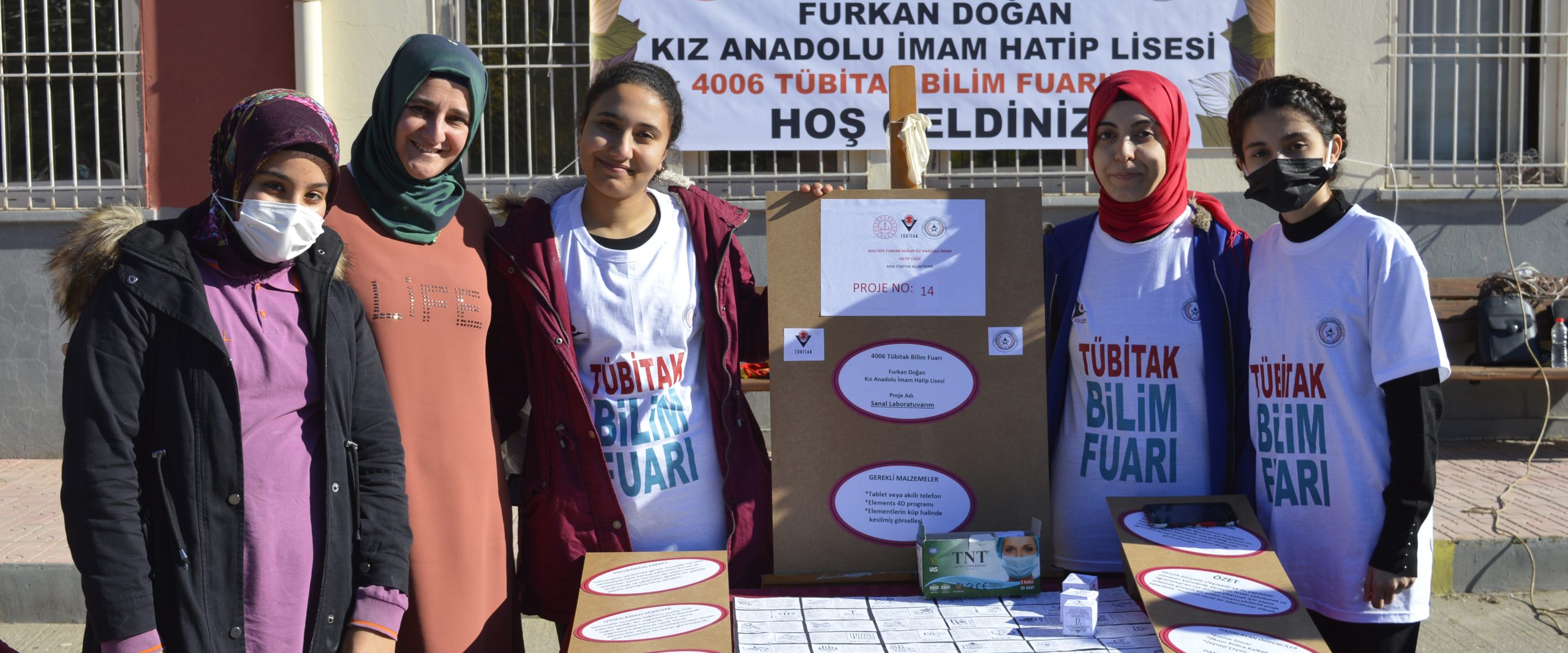 Furkan Doğan Kız Anadolu İHL öğrencileri TÜBİTAK Bilim Fuarında projelerini sergiledi