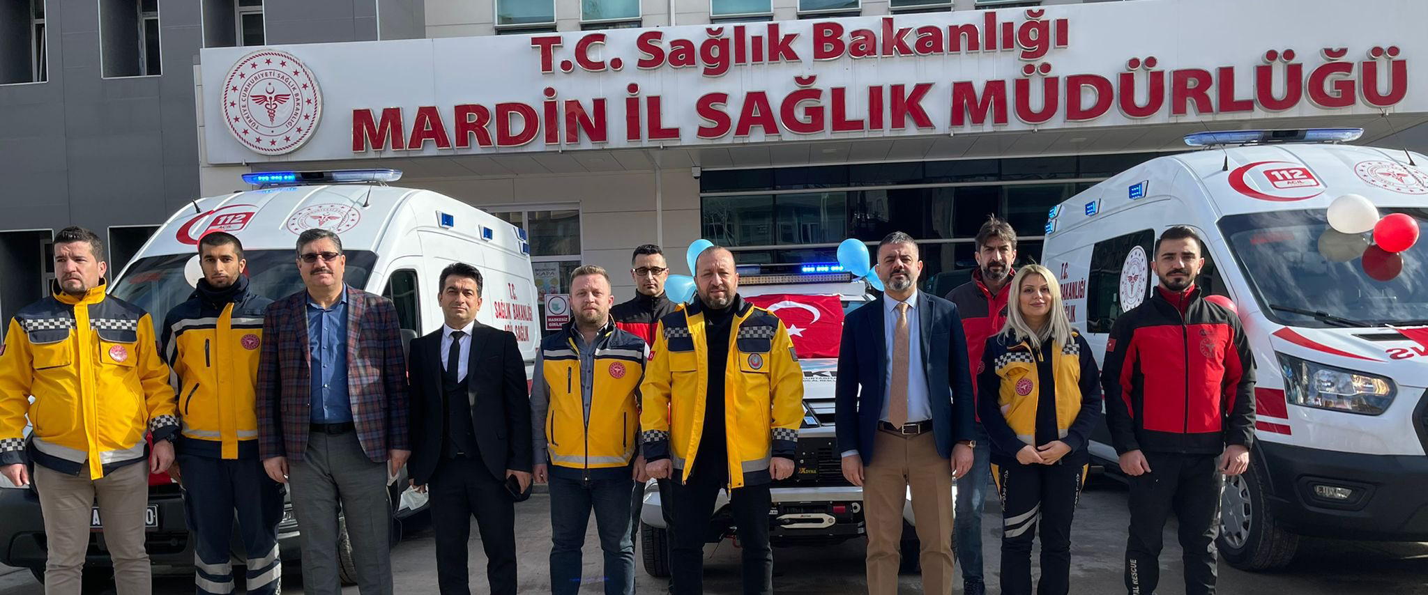 Mardin’de 2 yeni ambulans ve bir UMKE aracı hizmete girdi