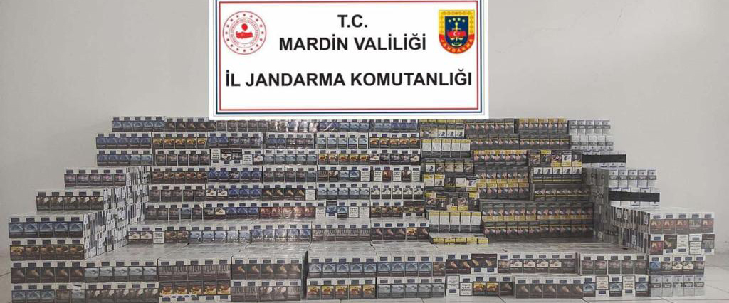 Mardin’de 10 bin 130 paket kaçak sigara ele geçirildi