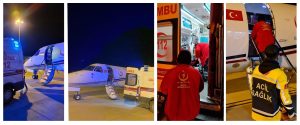 Ambulans uçak bu kez Jiyan bebek için havalandı