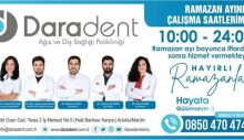 İftardan Sonra Diş Tedavisi Mümkün! Daradent Ramazan mesaisine başladı