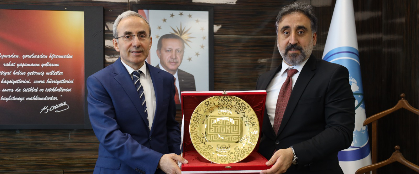 MAÜ Rektörü Özcoşar’dan Gaziantep İslam Bilim ve Teknoloji Üniversitesine ziyaret