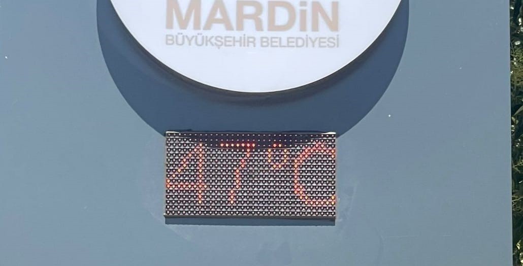 Mardin’de sıcaklıklar plakayı tutturdu: 47