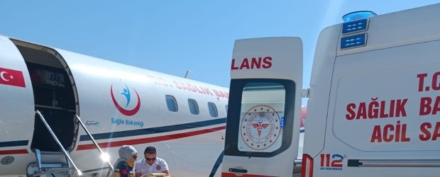 Ambulans uçak, Gülistan bebek için havalandı