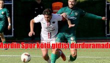 Mardin Spor kötü gidişi durduramadı