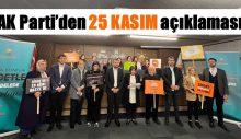 AK Parti’den 25 KASIM açıklaması