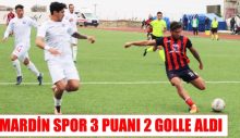 Mardin Spor 3 puanı 2 golle aldı