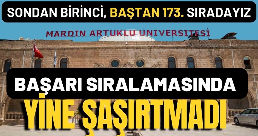 Mardin Artuklu Üniversitesi Başarı sıralamasındaki rekorunu yeniledi!