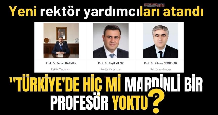 Mardin Artuklu Üniversitesinde rektör