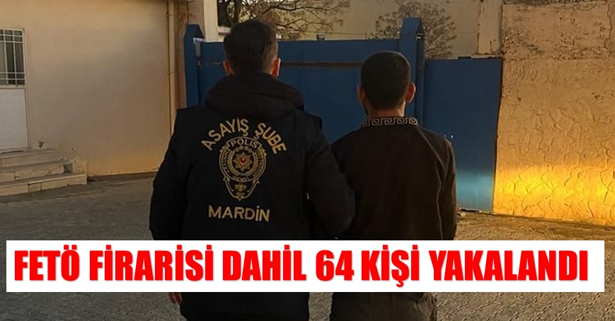 Mardin’de, terör örgütüne FETÖ’ye