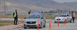 Kızıltepe’de sürücü adaylarına uygulama alanı oluşturuldu