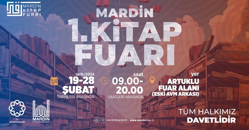 Mardin’de ‘Kitap Fuarı’ düzenlenecek