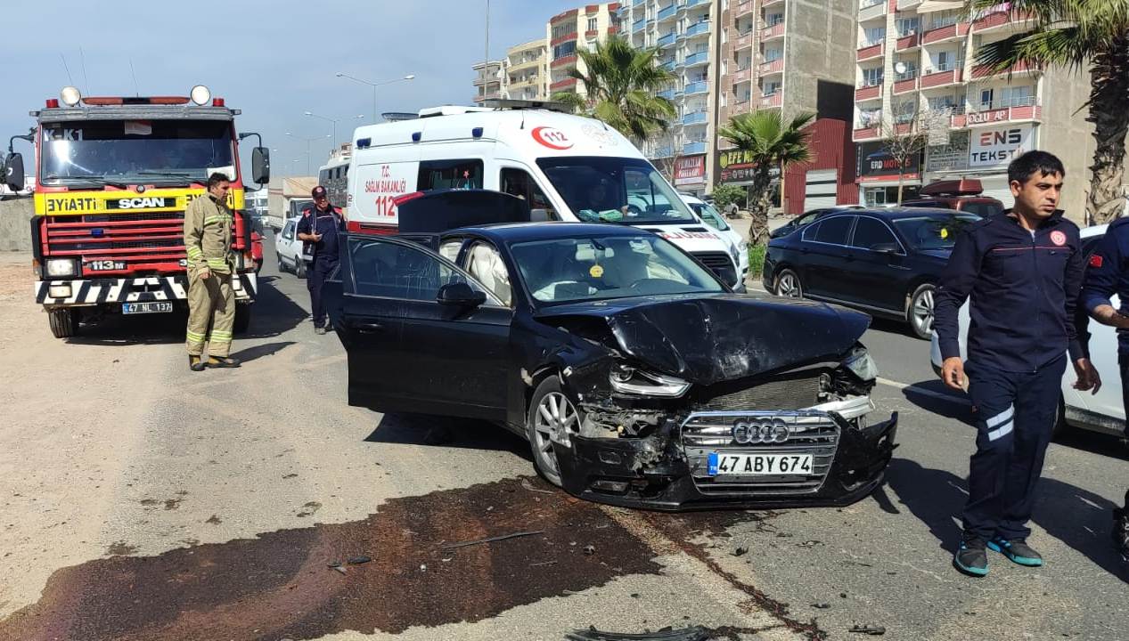 Kızıltepe’de trafik kazası: 1 yaralı